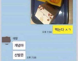 남매 카톡 레전드짤