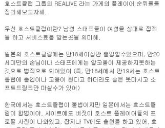 일본 호스트클럽 인기 순위